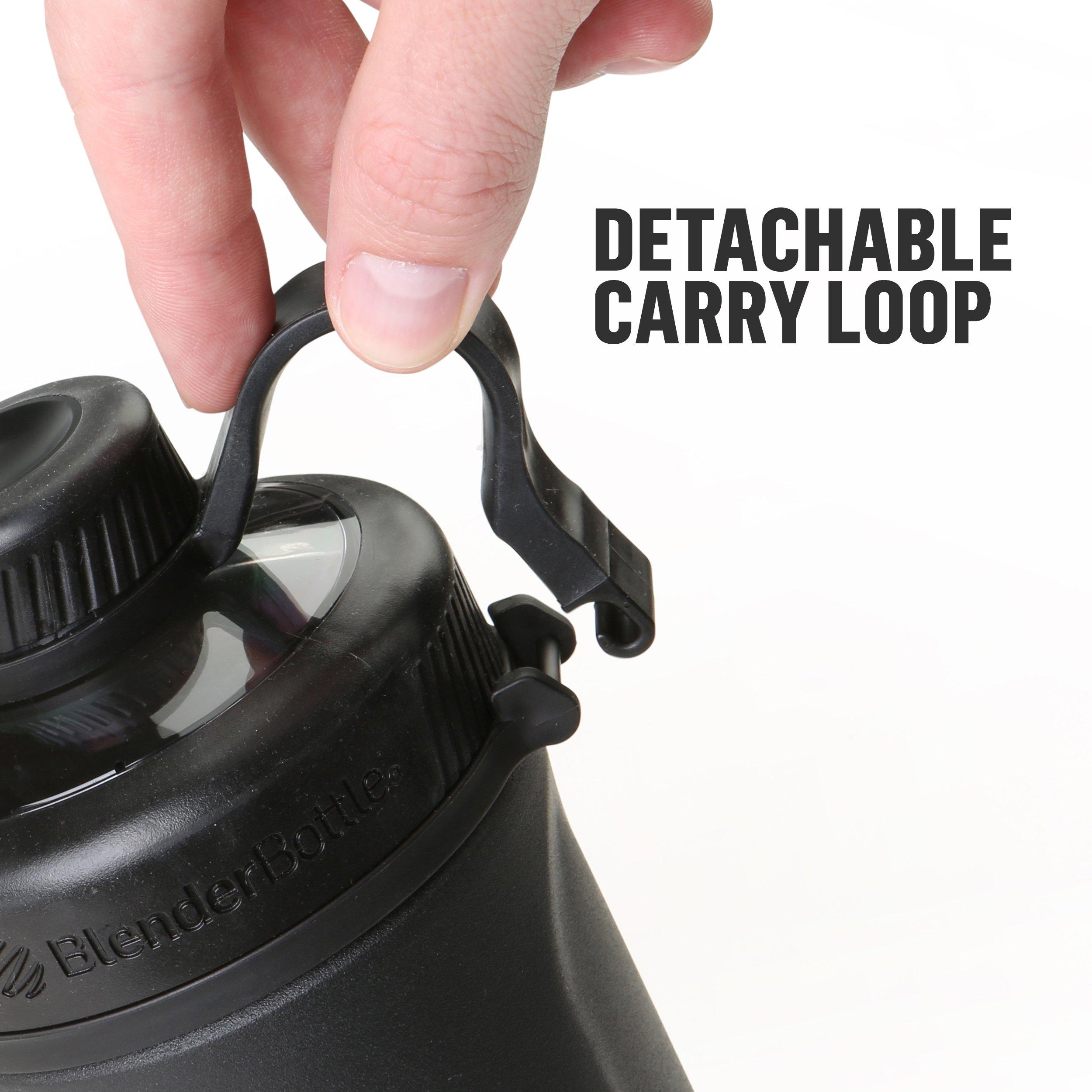 BlenderBottle BlenderBottle Radian Shaker Cup Insulated Stainless Steel Water Bottle with Wire Whisk, 26-Ounce, Matte White