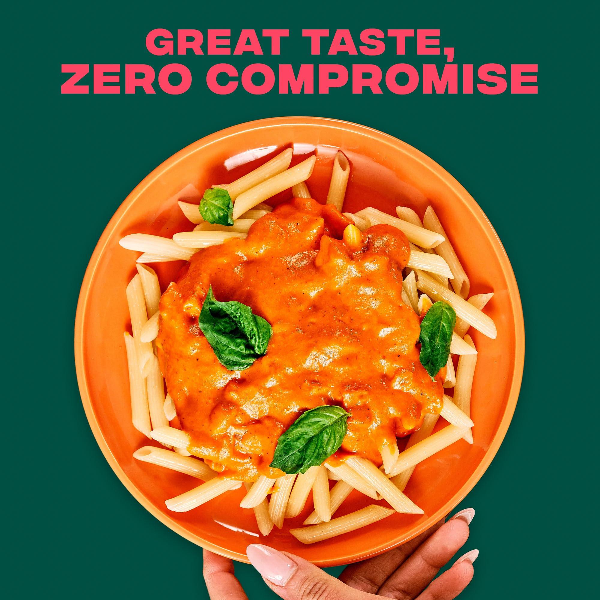 CARBE DIEM CARBE DIEM! Penne | 3x 12oz Bags | Lower Net Carb Pasta with a Traditional Flavor & Texture | Pasta Re-Imagined for Healthy Lifestyles | Reduced Calorie Food | Penne Pasta | Lower Calorie Pasta