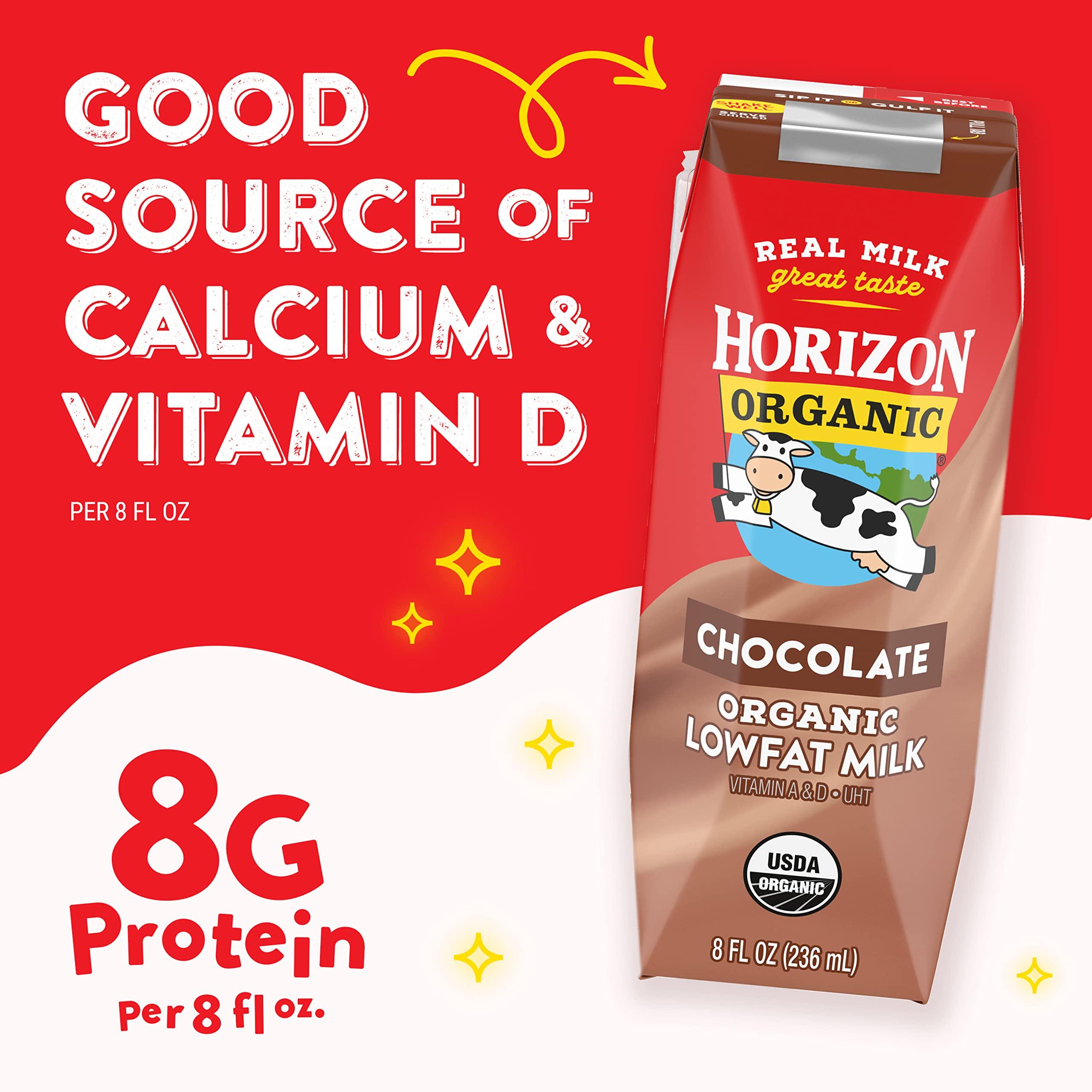 Horizon Organic Horizon Organic Shelf-Stable 1% Lowfat Milk Boxes, Chocolate, 8 Fl Oz, 6 Pack