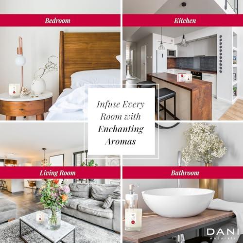 DANI DANI Naturals Scented Soy Candle - 7.5 Ounces (Citrus Rose)