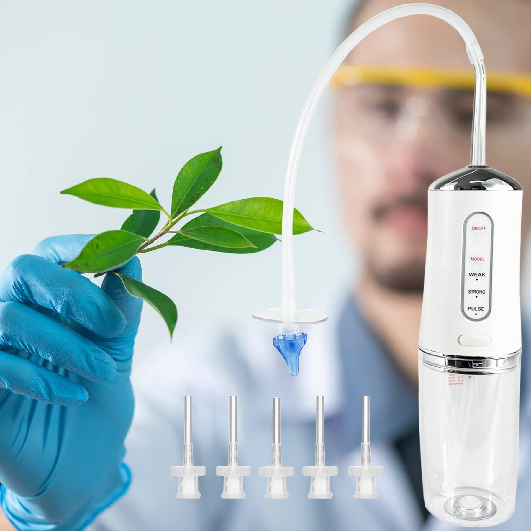 Smokitcen Smokitcen Electric Ear Cleaning Kit for Adults Premium Ear Wax Removal Tool with Electrical Cleaner Spray Reusable Earwax Removal Kit with 3 Pressure Irrigation 6 Tip & 9.8in Silicone Hose (White)