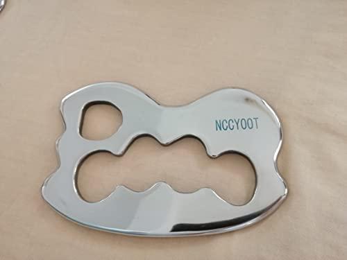 NCCYOOT NCCYOOT Gua sha Set, IASTM Tool Gua Sha Stainless Steel Muscle Scraper Set of 6 Picese for Soft Tissue Therapy and Reduce Arms,Legs,Back, Shoulder Muscle Pain(7C pcs)