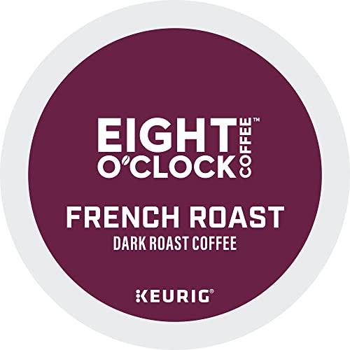 Eight O'Clock Coffee Eight O'Clock Coffee French Roast, Single-Serve Coffee K-Cup Pods, Dark Roast, 72 Count