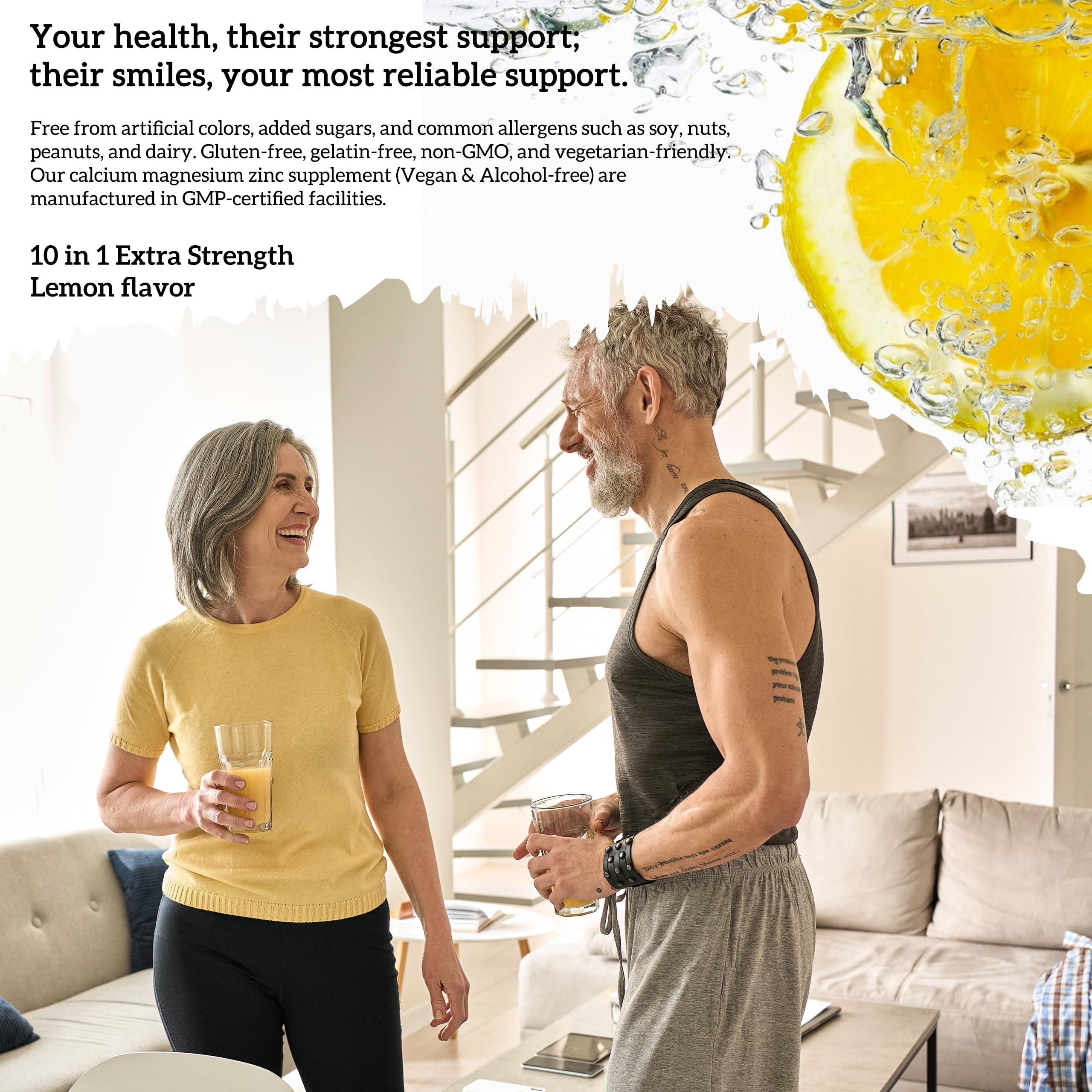 PAYAOCZ (4 Pack) 10 in 1 Calcium Magnesium Zinc Supplement, Magnesium Glycinate Complex Liquid Drops with Vitamin D3 K2 B6, Vegan Calcium Citrate Bone & Immune Health Support, Sleep & Cramps, Boron, 1 Fl Oz