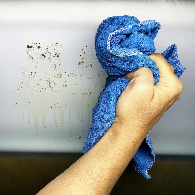 SupremePlus SupremePlus Premium Color Terry Cloth Towel Rags - Shop Heavy Duty Cleaning Rag Towels in Bag for Housekeeping, Restaurant & Commerical Company, Wipes House, Kitchen, Bathroom & Garage (5 lbs. Bag)