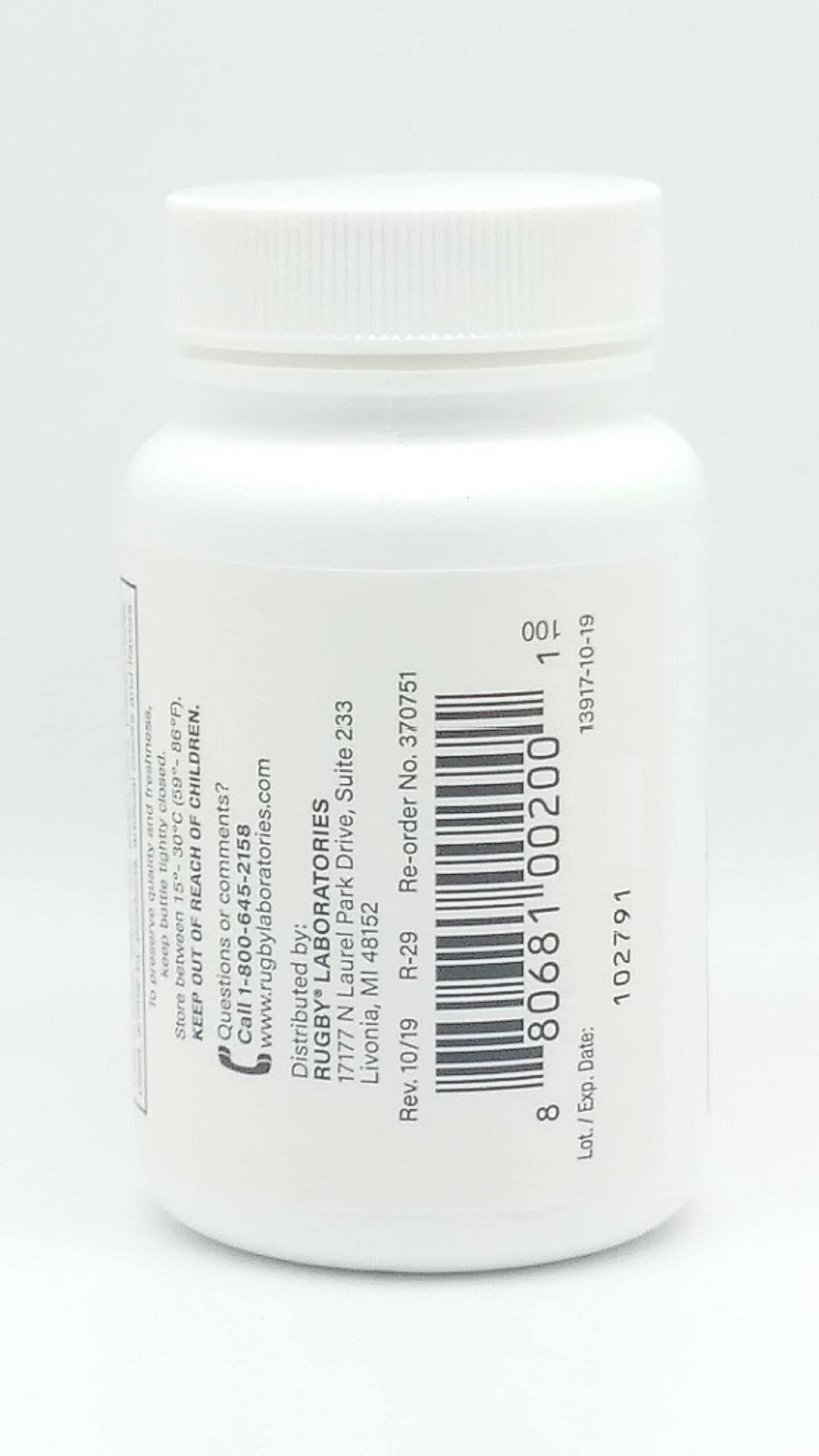 Rugby Laboratories Rugby Zinc Gluconate 50 mg, 100 Tablets - 3 Pack