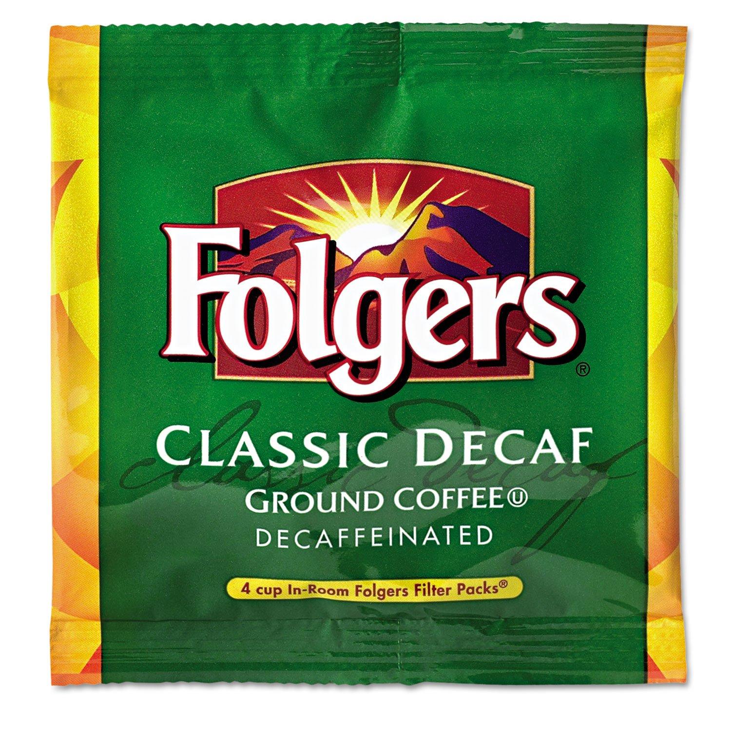 Folgers Folgers - Coffee Filter Packs, Decaffeinated, In-Room Lodging, .9Oz, 200/Carton