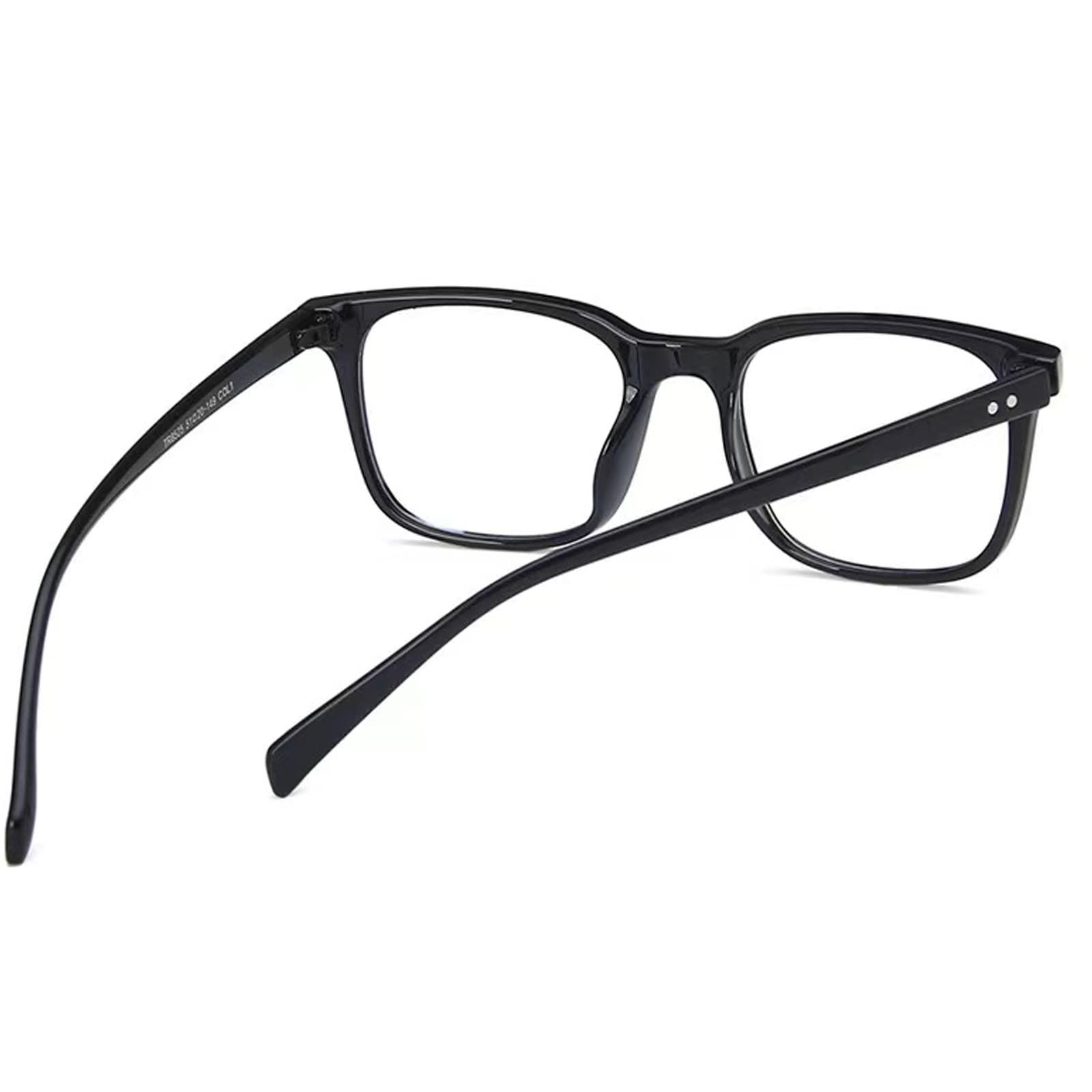 Jcerki Jcerki Myopia glasses -0.50 nearsighted Distance glasses Black Frame Unisex glasses
