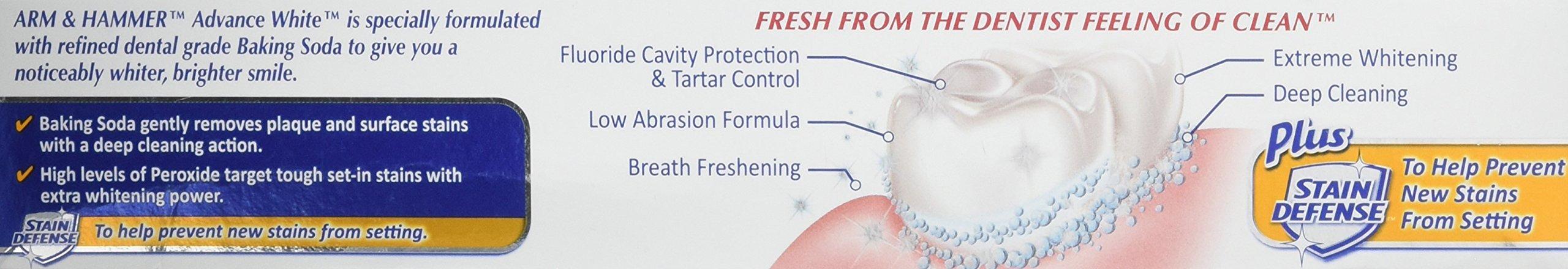 Arm & Hammer Arm and Hammer Advance White Extreme Whitening with Stain Defense 6 Oz