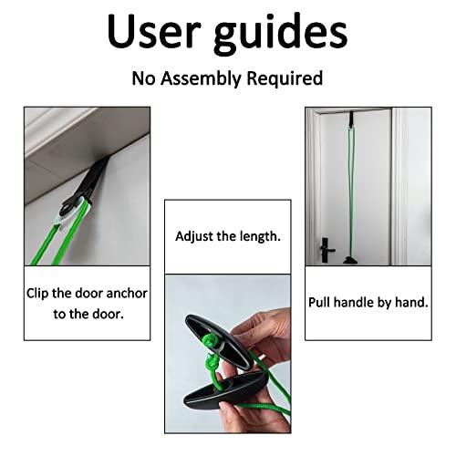 Hshbxd Shoulder Pulley Over The Door Physical Therapy System, Exercise Pulley, Alleviate Shoulder Pain and Facilitate Recovery from Surgery (Green)