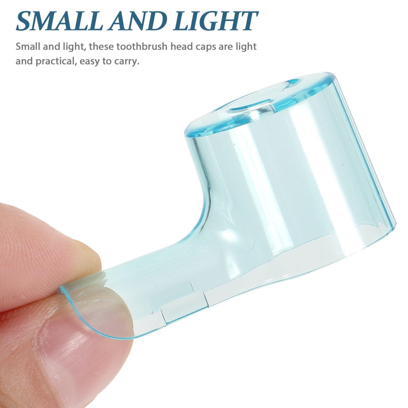 Healifty 6pcs Electric Toothbrush Head Cover Covers for Electric Toothbrush Travel Toothbrush Covering Covers Caps Electric Toothbrush Caps Toothbrush Caps for Travel Toothbrush Dust Caps