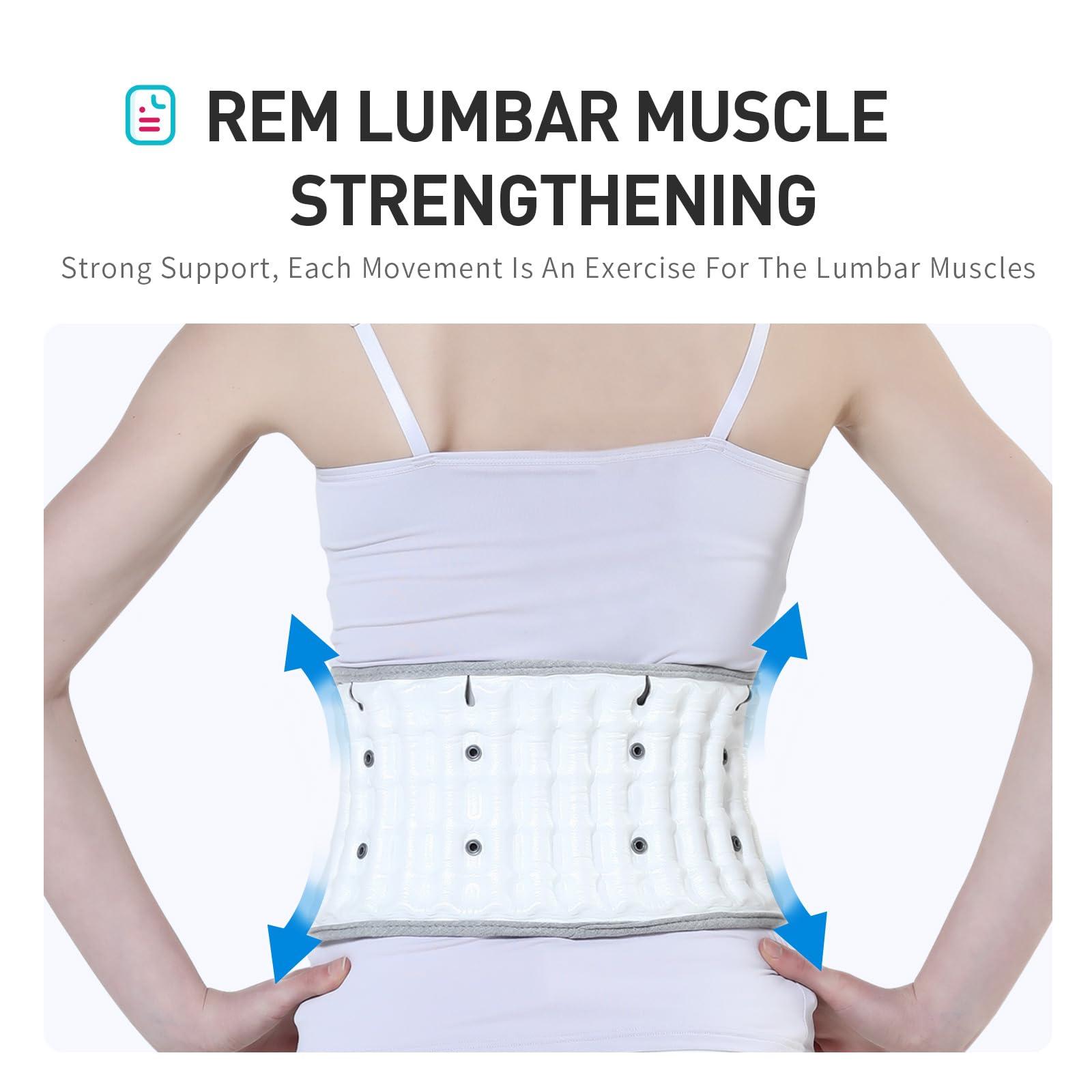 Disk Dr Disk Dr. Decompression Back Belt WG50-G2, Back Reliever W. Air Column Traction 2.0, Back Brace For Lower Back Pain Women&Men, Back Pain Belt, Back Brace Posture Corrector, Home/Work/Sport/Travel/Medical(3XL)