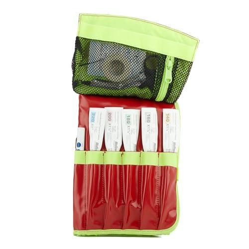 Statpacks Statpacks G3 Circulatory Kit First Aid IV Set Up Bag Module High Capacity Hot Cold Rapid Infusion Pressure Bag for EMS, Fire-Rescue, First Responders, Healthcare Professionals Red