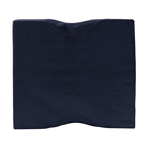 DMI DMI Dual Cut Foam Coccyx Seat Cushion, Supportive Firm Foam Chair Cushion, Wheelchair Cushion, Computer Chair Cushion, Floor Cushion, 16 x 18 x 3 Inches, Navy