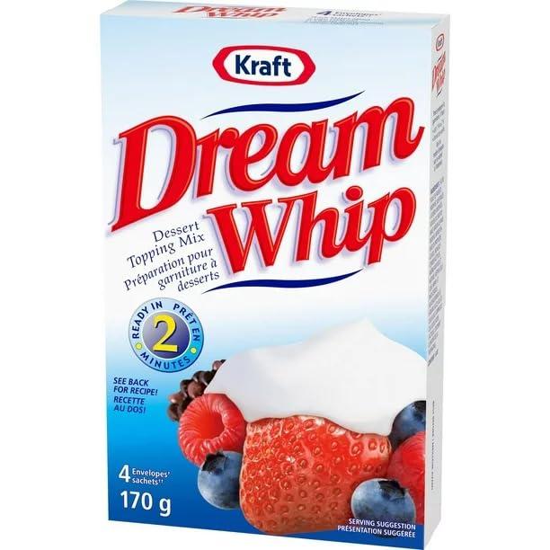 Kraft Heinz Company Generic Dream Whip Whipped Topping Mix, 170g/6oz (Pack of 2) Shipped from Canada
