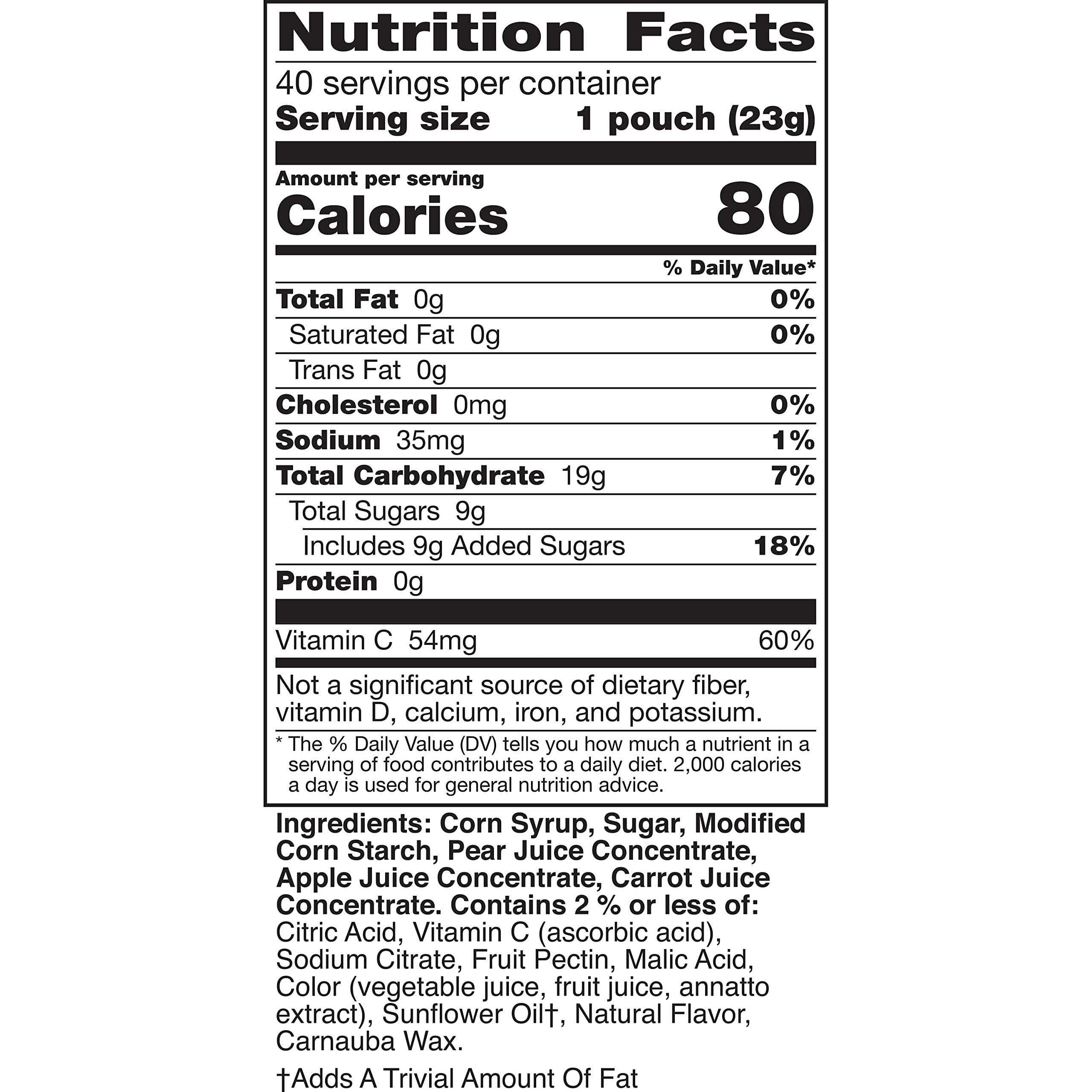 Mott's Mott\'s Animals Fruit Snacks, Family Pack, Assorted Fruit, 32 oz, 40 ct (Pack of 4)