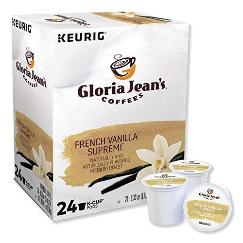 Gloria Jean's Gloria Jean's Coffees, French Vanilla Supreme K-Cup Portion Pack for Keurig Brewers 24-Count