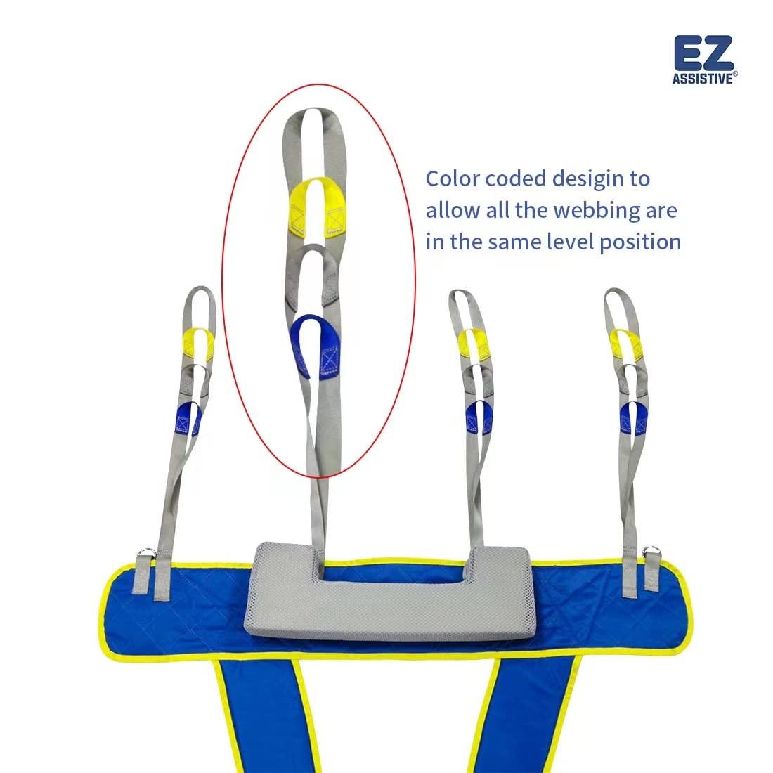EZ Assistive EZ Assistive Ambulating Walk Sling for Patient Standing and Walking Training & Patient Lift Aid or Walking Aids Reusable and Washable (Large)