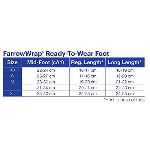 JOBST JOBST FarrowWrap Classic Compression Wraps, 30-40 mmHg, Footpiece, Tan, Small Long