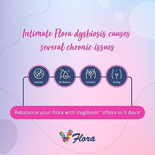 VagiBiom VagiBiom 5-Day Vflora (Lactobacillus crispatus + L. gasseri) to Balance Intimate Flora. Nourish and Nurture Good Flora for Skin Health. Ultra Potent 100% Natural Vegan (5 Suppositories)