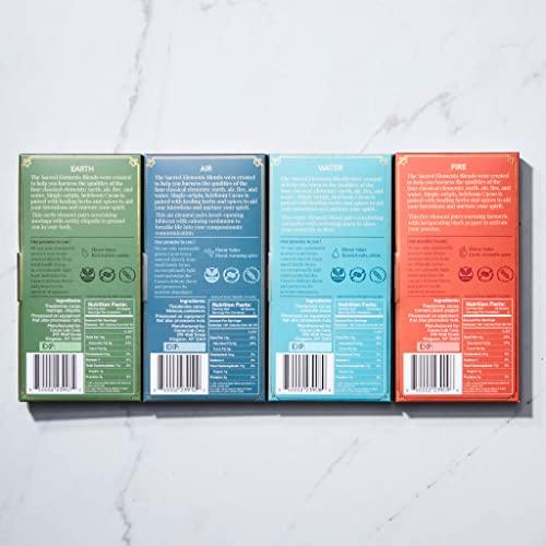 Cacao Lab Single-Origin Ceremonial Cacao | Element Blends Variety Pack | 100% ceremonial-grade cacao blended with functional superfoods