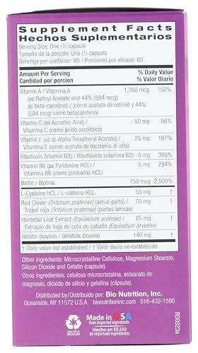 Bio Nutrition Bio Nutrition Premium Hair, Skin & Nails, 60 Capsules