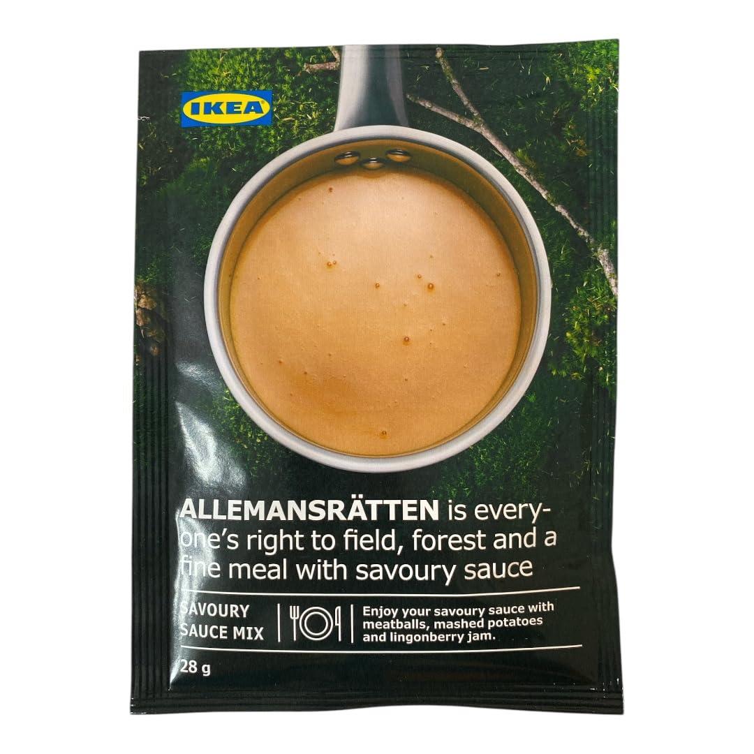 IKEA IKEA 703.543.09 ALLEMANSRTTEN 1.0 Oz. Mix for Swedish Meatball Cream Sauce; Mix with Spices Like Green Peppercorn, Herbs Like Thyme, or Your Favorite Mustard; Make Your Sauce More Exciting