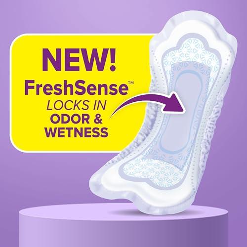 Poise Poise Incontinence Pads & Postpartum Incontinence Pads, 4 Drop Moderate Absorbency, Long Length, 16 Count, Packaging May Vary