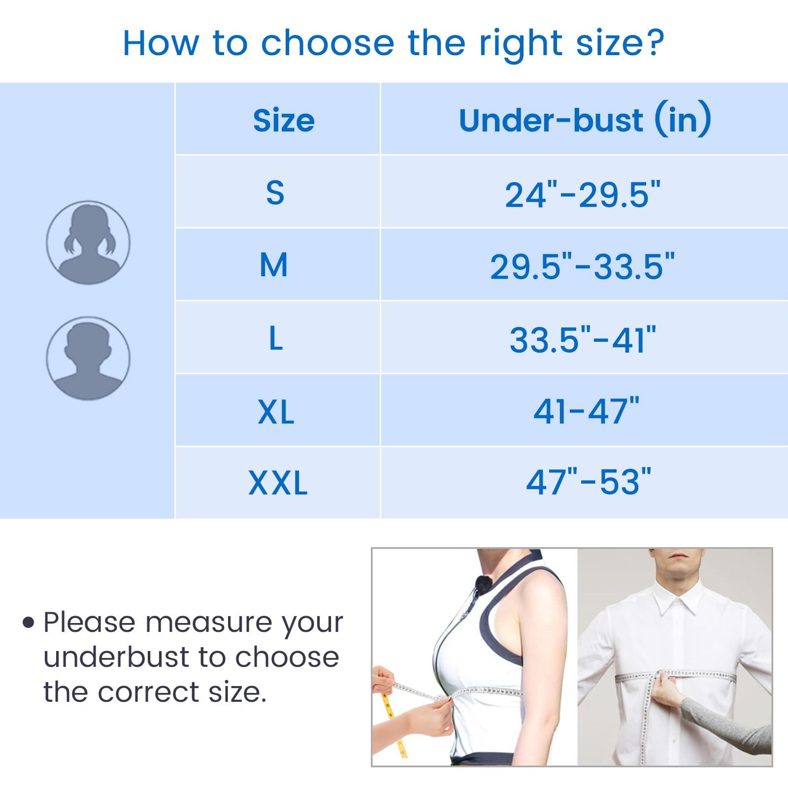 Velpeau Velpeau Arm Sling Shoulder Immobilizer for Women and Men, fit Left or Right Arm - Rotator Cuff Support Brace -Medical Sling for Shoulder, Clavicle, Elbow Injury (Comfort type, M: Bust 29.5-33.5)