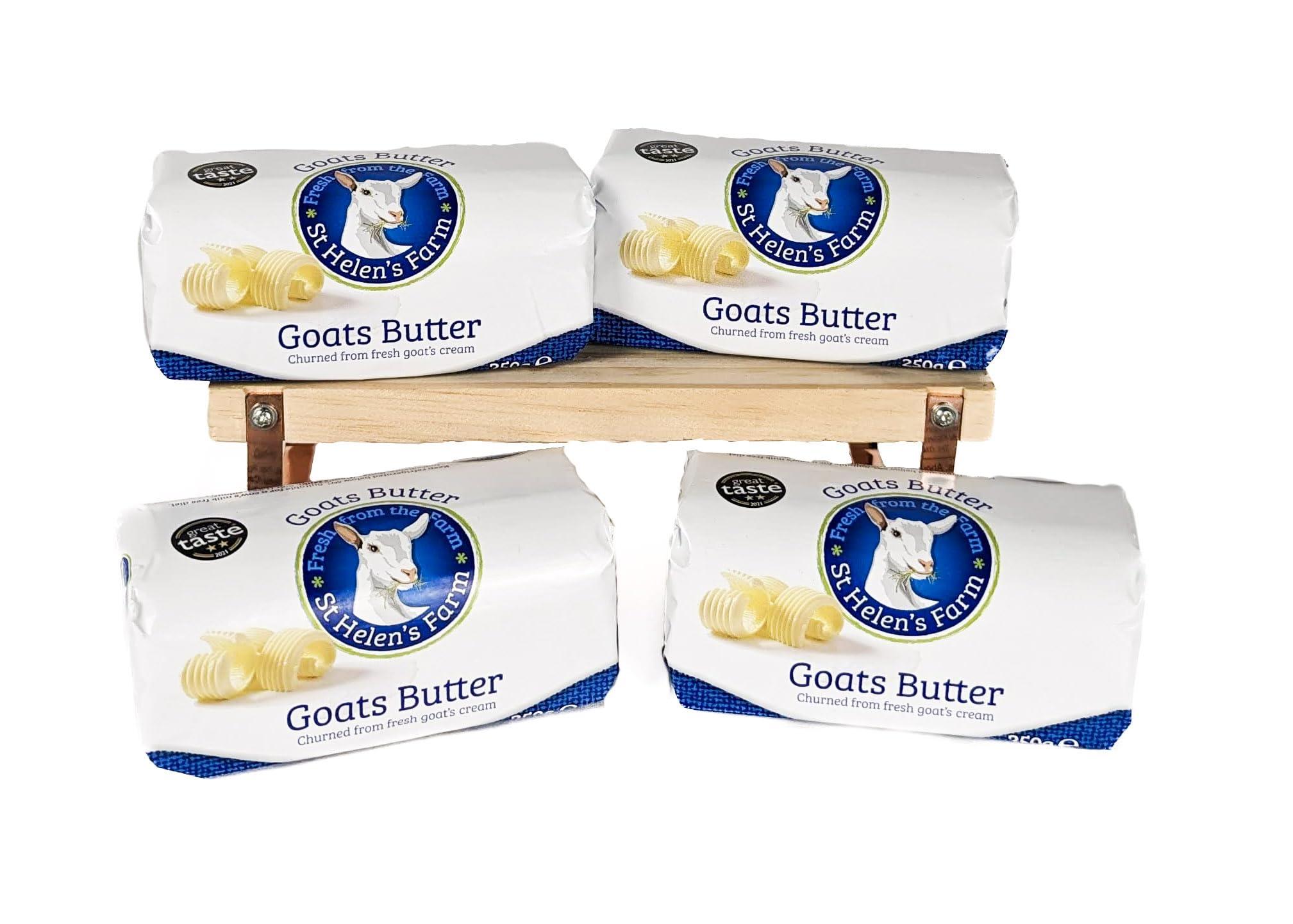 St. Helen St. Helen Goat Butter Set. 8.8 oz Pack of 4.