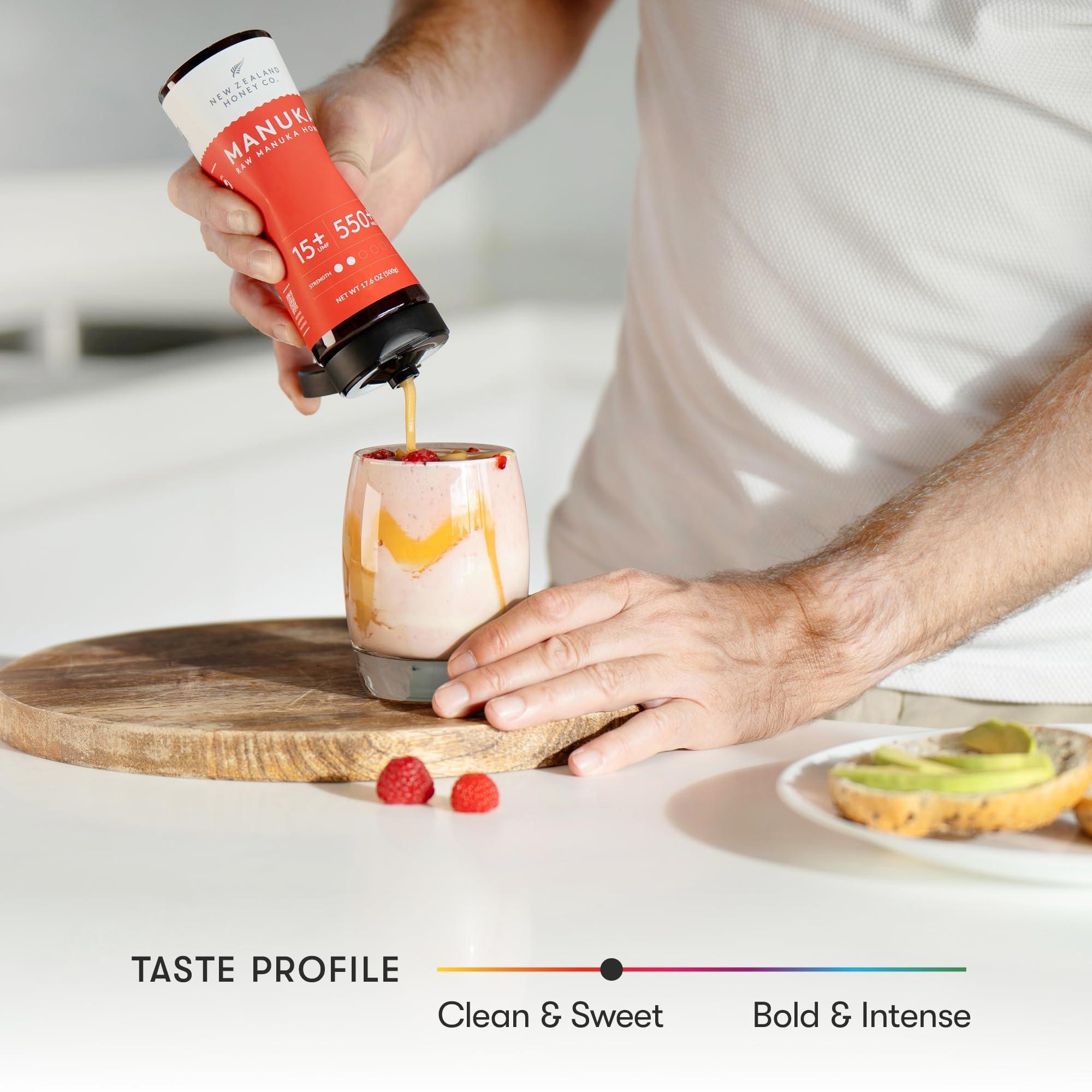 NEW ZEALAND HONEY CO New Zealand Honey Co. Manuka Honey UMF 15+ Squeezy | 500g | 17.6oz