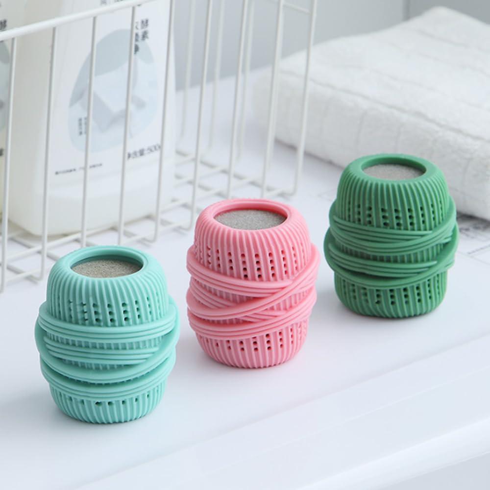 waenhasd waenhasd Washing Machine Laundry Ball, Fabric Softener Dispenser Laundry Balls, Reusable Dryer Balls, Fabric Softener Balls for Washer, Downy Ball Dispenser for Fabric Softener /2084, 3 Pcs, 21213