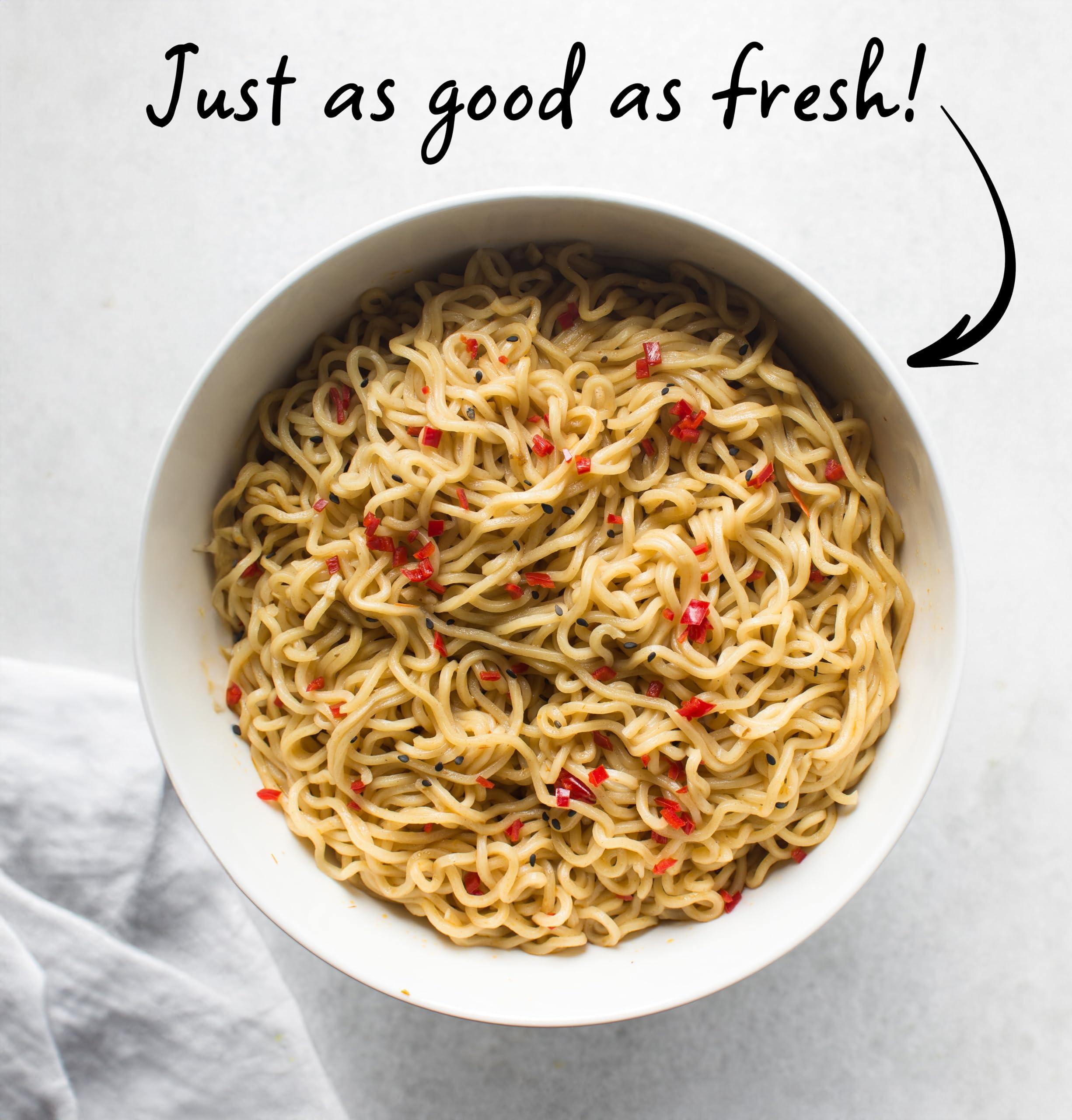 Gourmanity Gourmanity Dried Red Bell Peppers, Flavorful Diced Peppers Fresh and Appetizing, Perfect for Ramen Bae Ramen Toppings Soups Stir-Frys and Stews, All Natural, Resealable 4oz Bag.