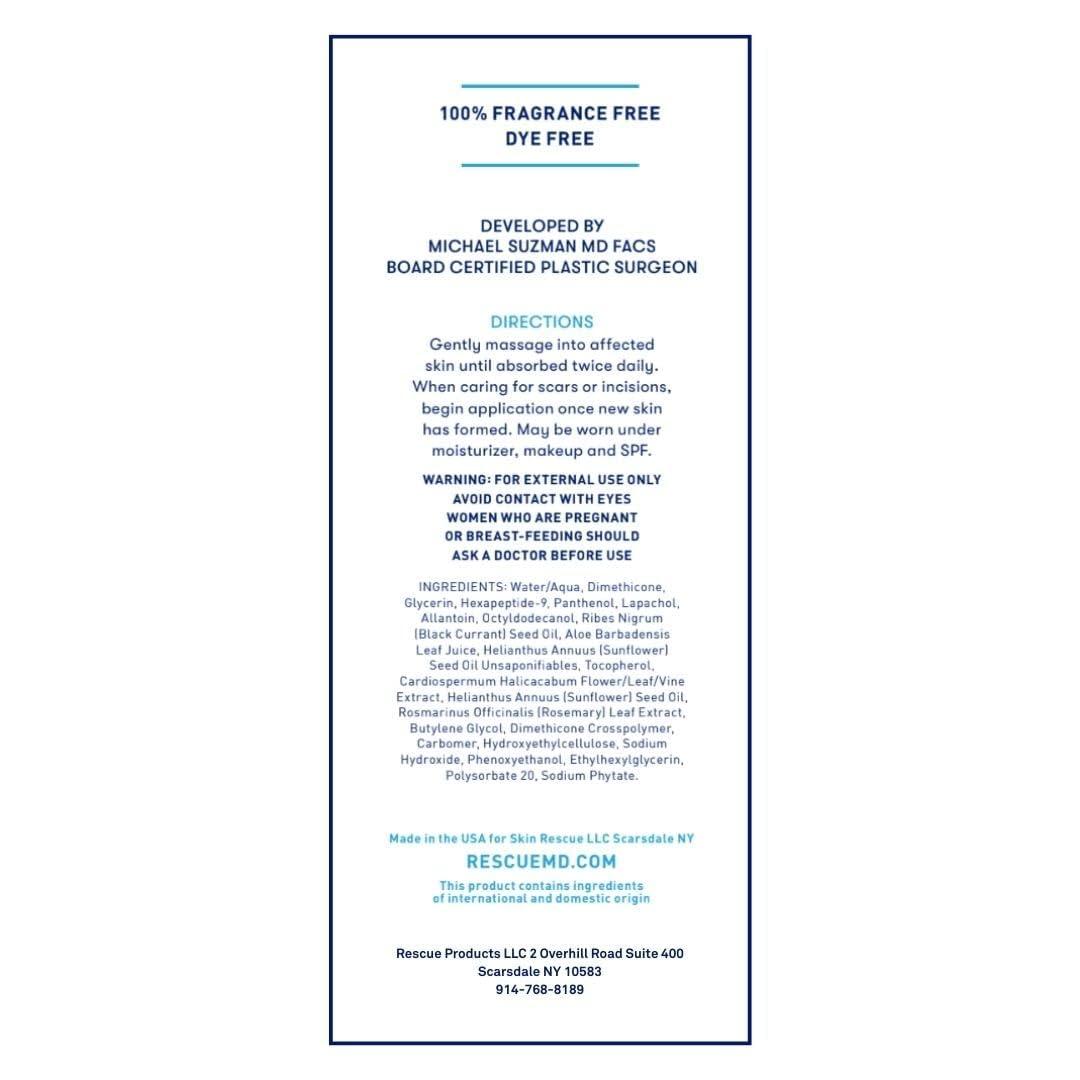 RescueMD RescueMD DNA Repair Complex 30mL Scar Treatment Serum, Post-Procedure and Skin Damage Solution