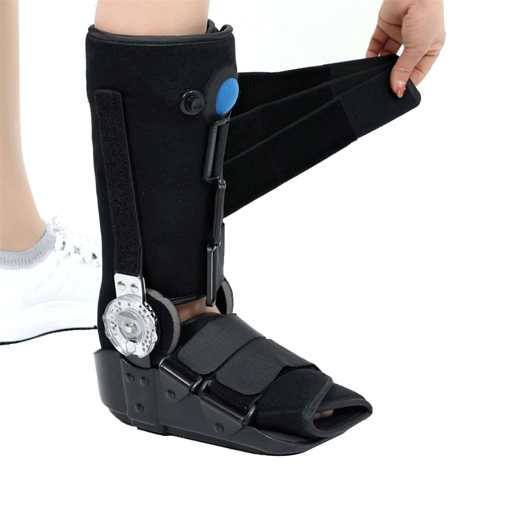 WILLQ Ankle Walker Boot for Ankle Sprains Fractures Tendon Ligament Post-op Rehab Ankle and Foot Tendon Injuries Medical Recovery Protection and Healing Boot Orthopedic Walker Boot,Middle