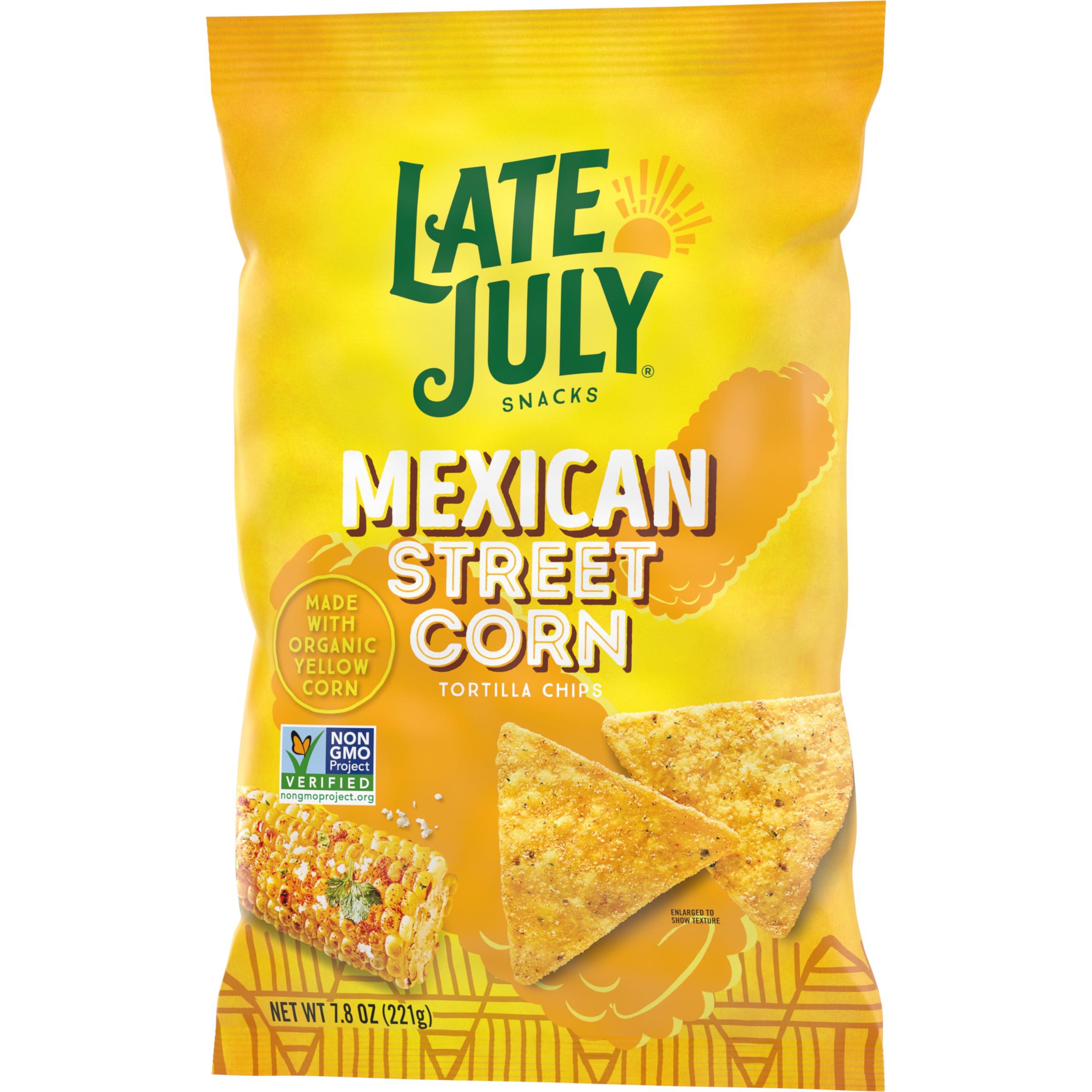 Late July Late July Snacks Mexican Street Corn Tortilla Chips, 7.8 Oz