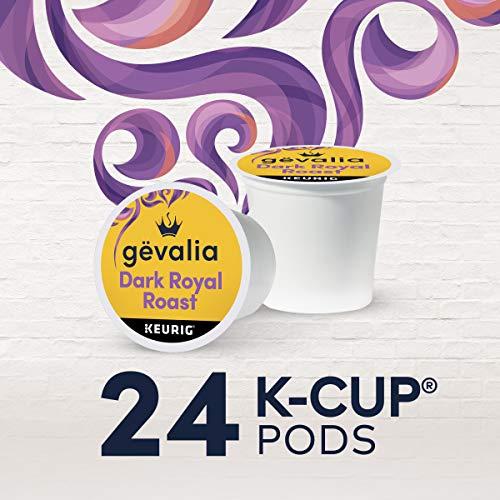 Gevalia Gevalia Dark Royal Roast Coffee K Cup Coffee Pods, Caffeinated, 24 ct - 8.3 oz Box