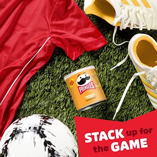 Pringles Pringles Potato Crisps Chips, Lunch Snacks, Office and Kids Snacks, Grab N' Go Snack Pack, Cheddar Cheese, 1.4oz Can (1 Can)