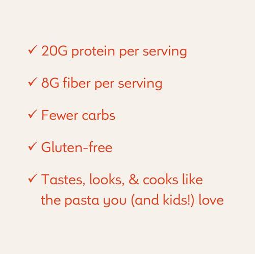 Banza Banza Gluten-Free Chickpea Pasta, Variety Pack 20g Protein | Lower Carb | High Fiber | High Protein | Plant Based Pasta | 8oz (Pack of 6)
