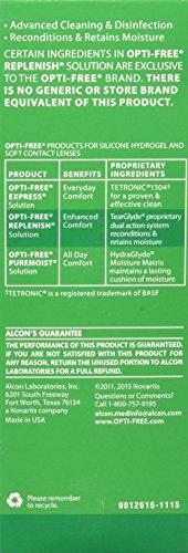 Opti-Free Opti-Free replenish solution for contact lenses 4 Fl oz