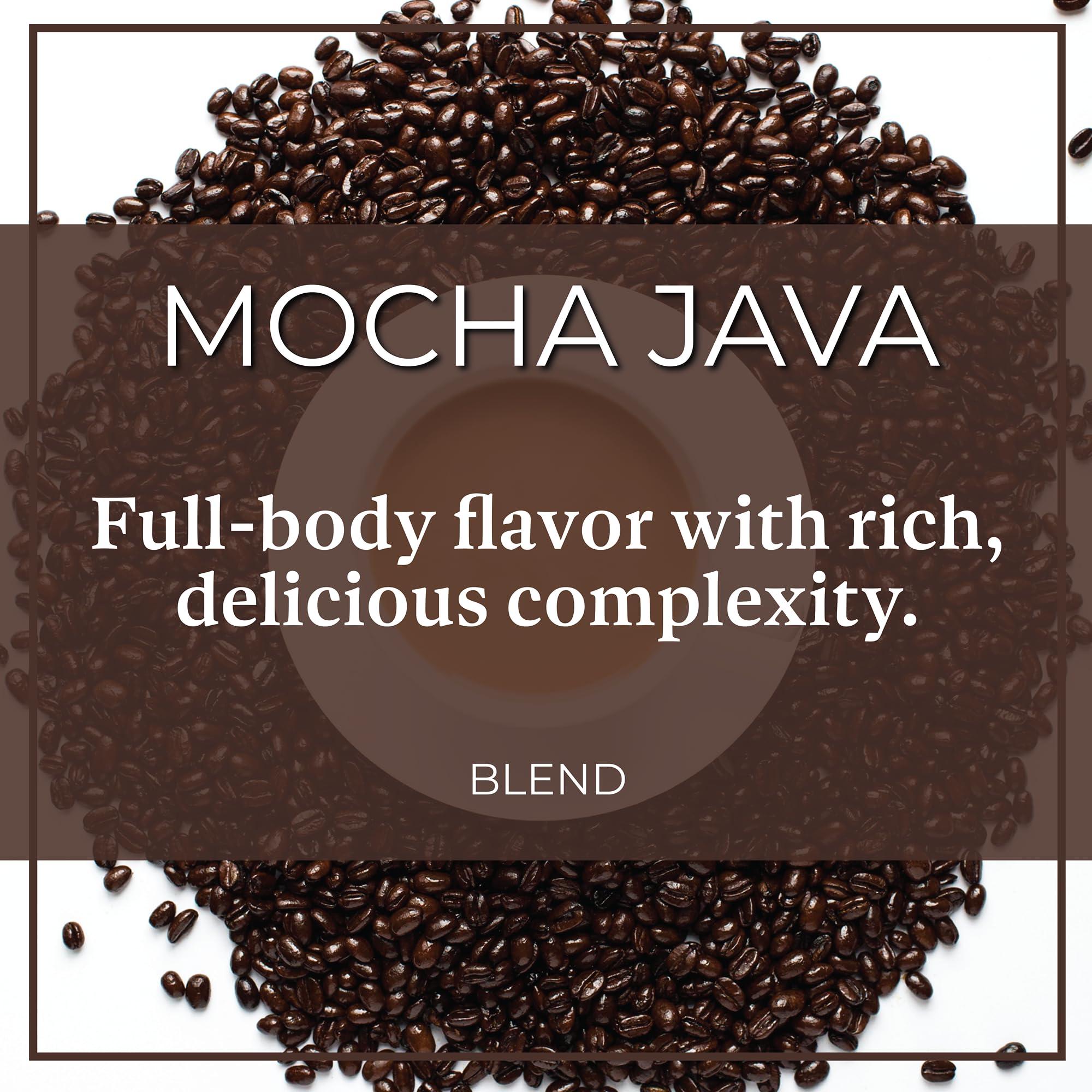 The Bean Coffee Company The Bean Organic Coffee Company Mocha Java, Medium Roast, Whole Bean Coffee, 5-Pound Bag