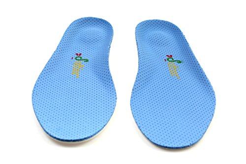 Softior Softior Heavy-Duty Sport & Work Arch Support PU Insoles for Sport Work Hiker Shoes Boots,Men's Sizes 7-13 Blue