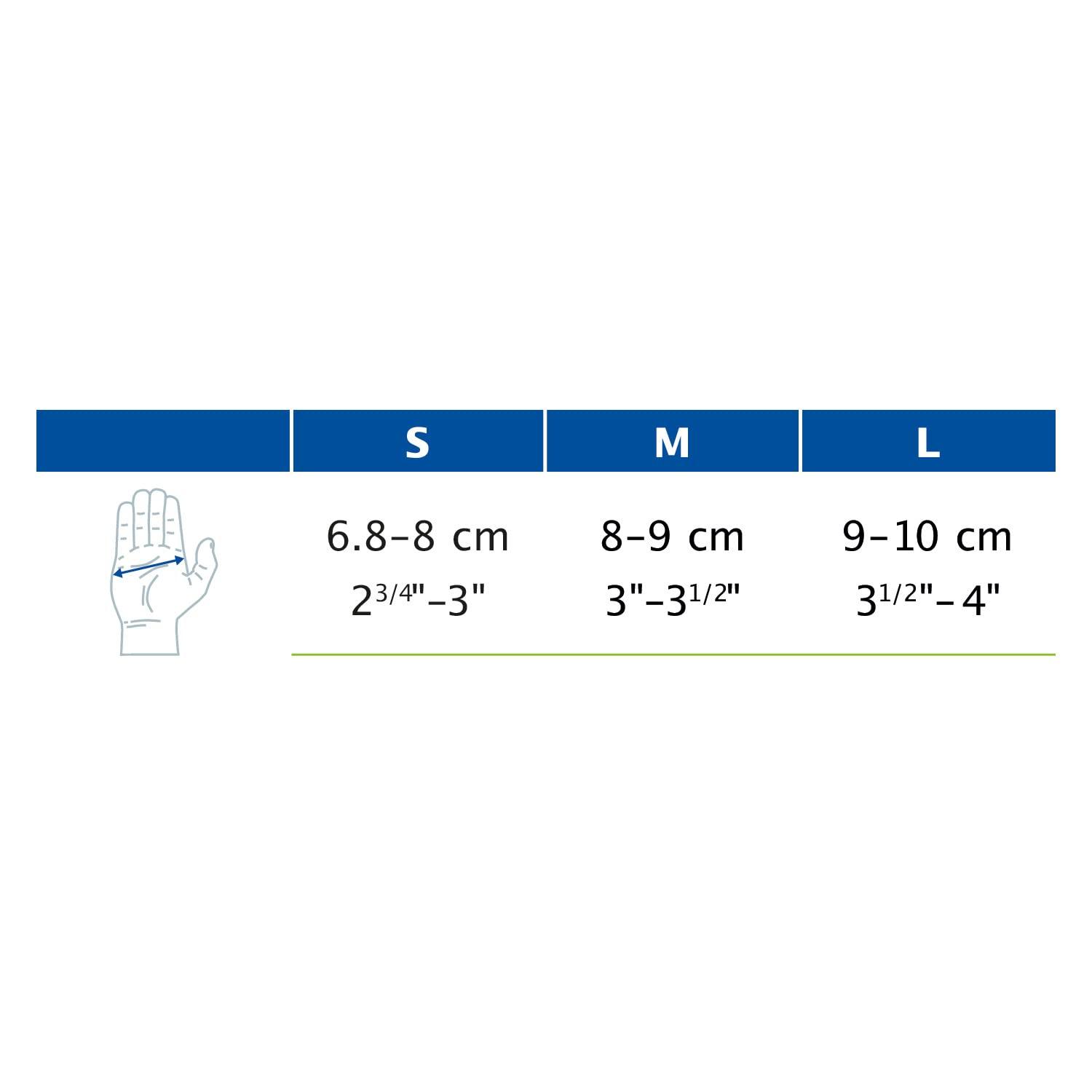 BSN Medical Actimove Professional Line Rhizo Forte Thumb Orthosis Thumb Brace for Osteoarthritis, Skiers Thumb, Rheumatoid Arthritis, Sprains Patented Design Left Hand Gray, Small