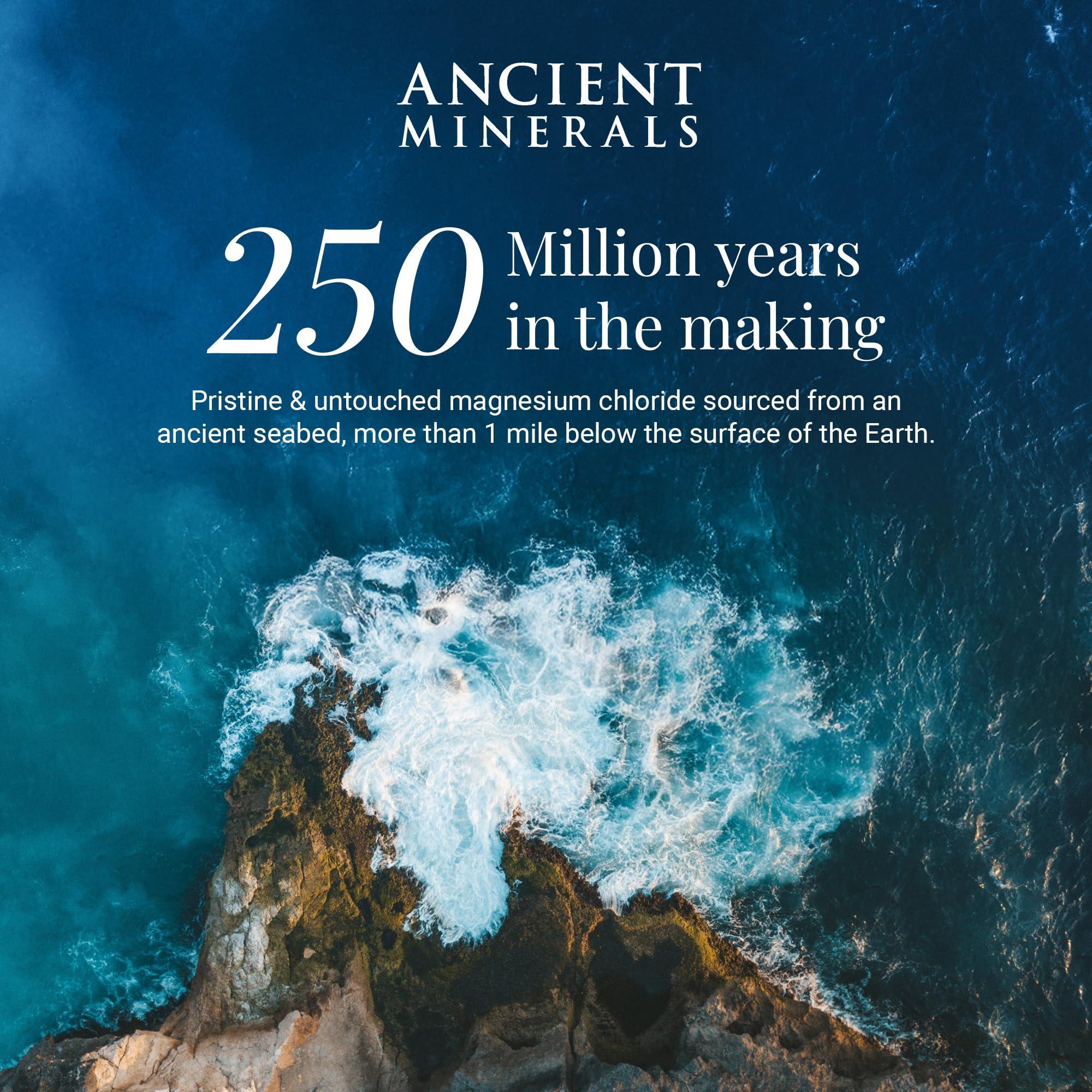 Ancient Minerals Ancient Minerals Magnesium Bath Flakes - Magnesium Oil Spray and Magnesium Lotion - High-Absorption Efficiency for Relaxation, Wellness & Muscle Relief