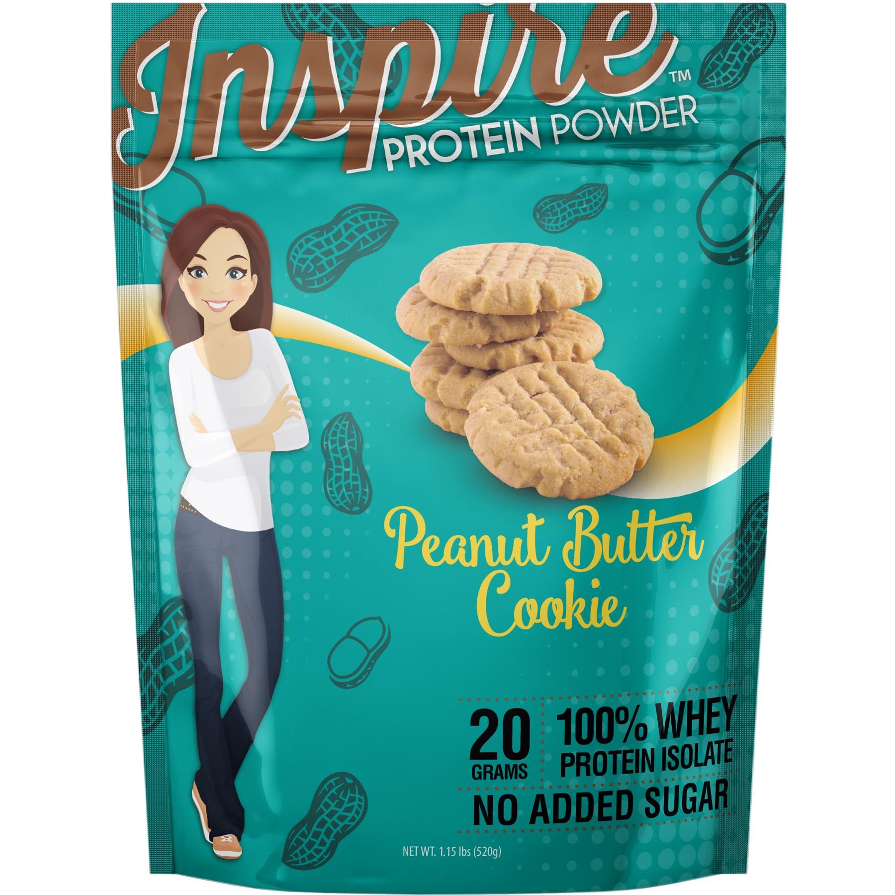 Bariatric Eating Bariatric Eating Inspire Peanut Butter Cookie Whey Protein Isolate Powder (20 Servings)