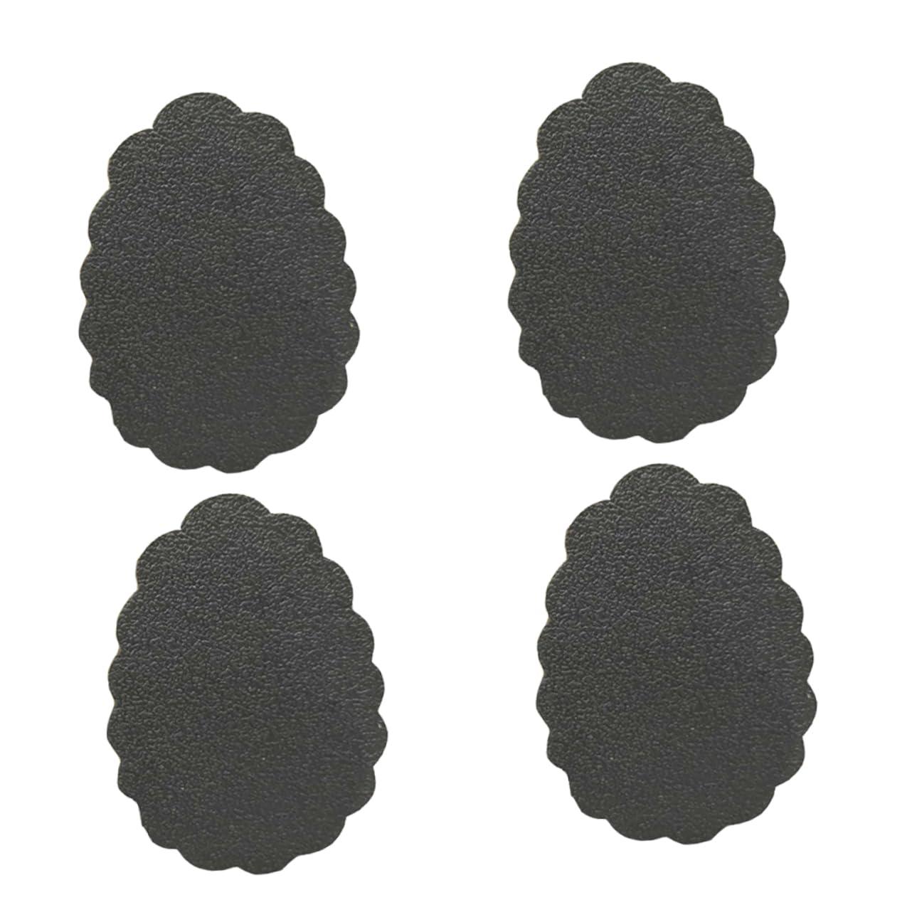 Healifty Healifty 4 Pack Women's Anti-Slip Sole Protectors Frosting Surface Half Shoe Pads for High Heels Easy Stick Remove Non-Slip Grip for Safety