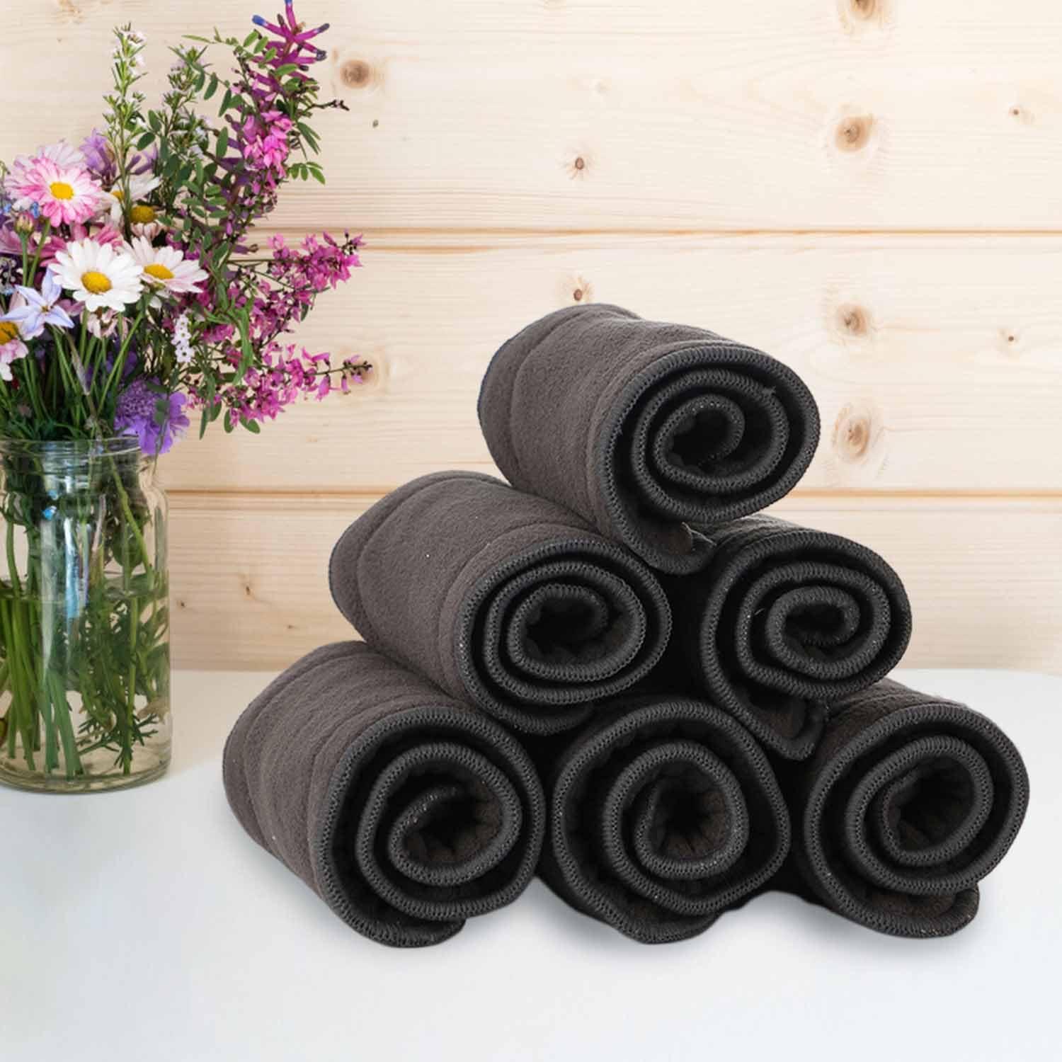 Lmaray 3 Pack Oversized Diaper Inserts for Cloth Adult Diaper, Reusable Cloth Diaper Wrap, Washable