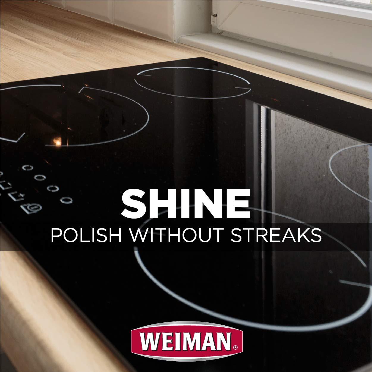 Weiman Weiman Glass Cook Top Cleaner and Polish - 10 Ounce [6 Pack] Heavy Duty No Scratch Glass Ceramic Safe Non-Abrasive Stovetop Cooktop Cleaner