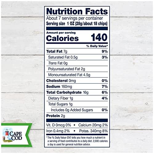 Cape Cod Cape Cod Potato Chips, Sour Cream and Onion Kettle Cooked Chips, 7.5 Oz