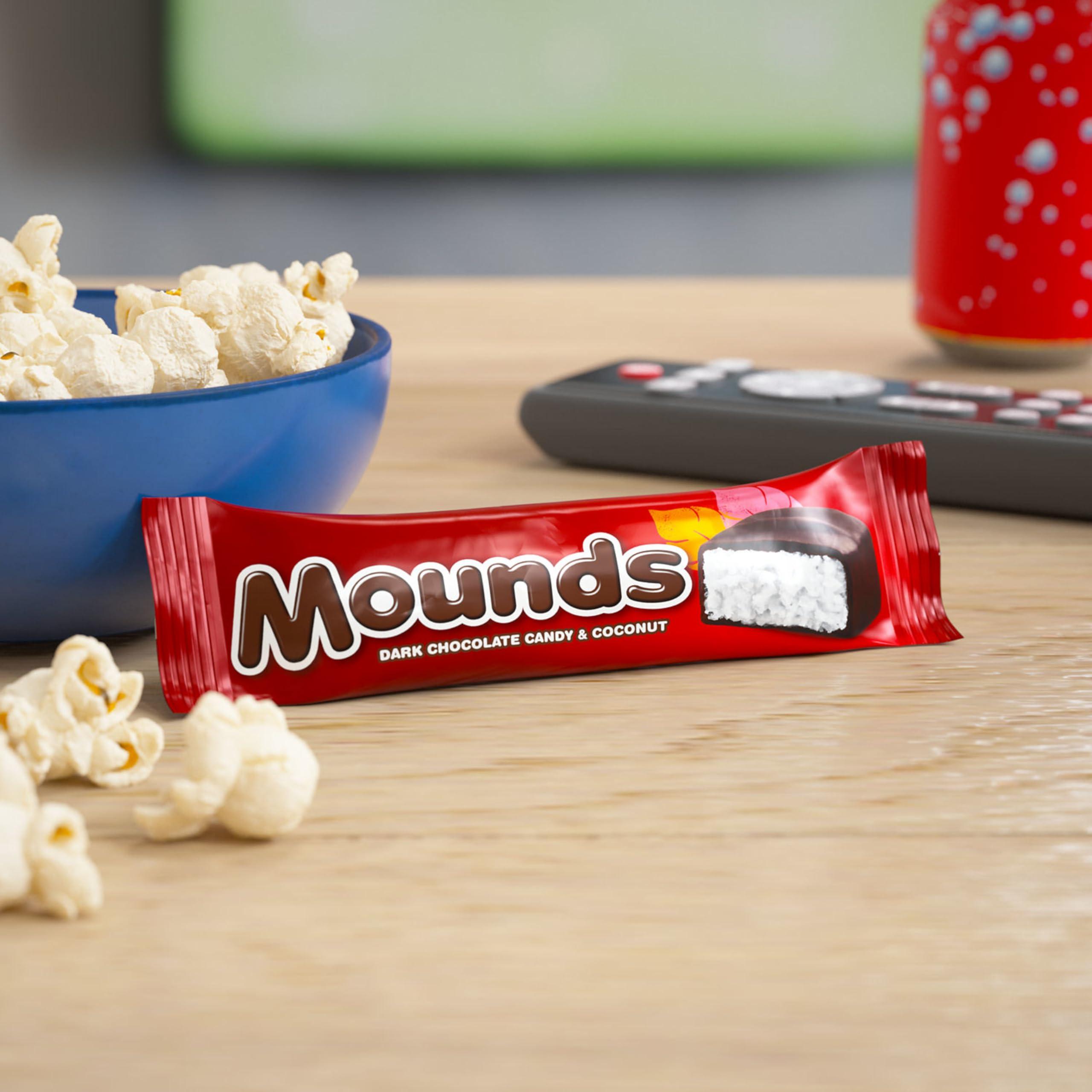 Mounds MOUNDS Dark Chocolate and Coconut Candy Bars, 1.75 oz (36 Count)